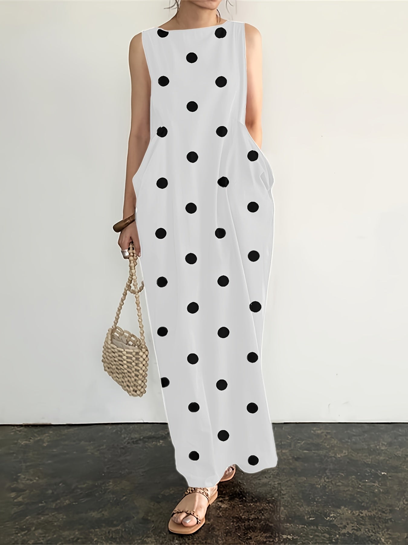 Classic Spotted Women's Dress