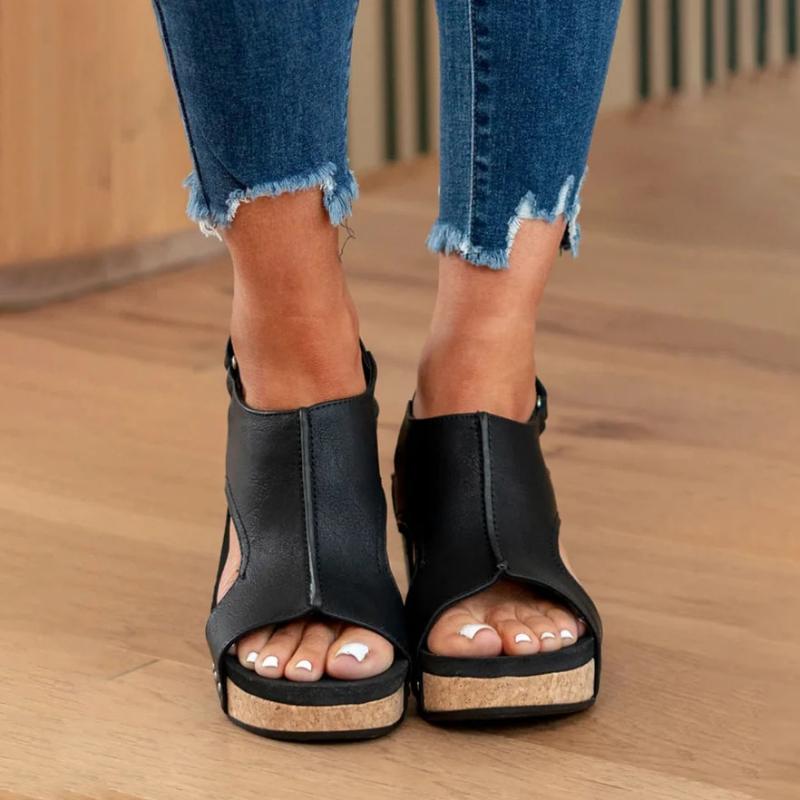 Valery Women's Leather Sandals - VibreMode