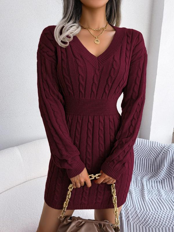 Comfortable V Neck Maxi Dress