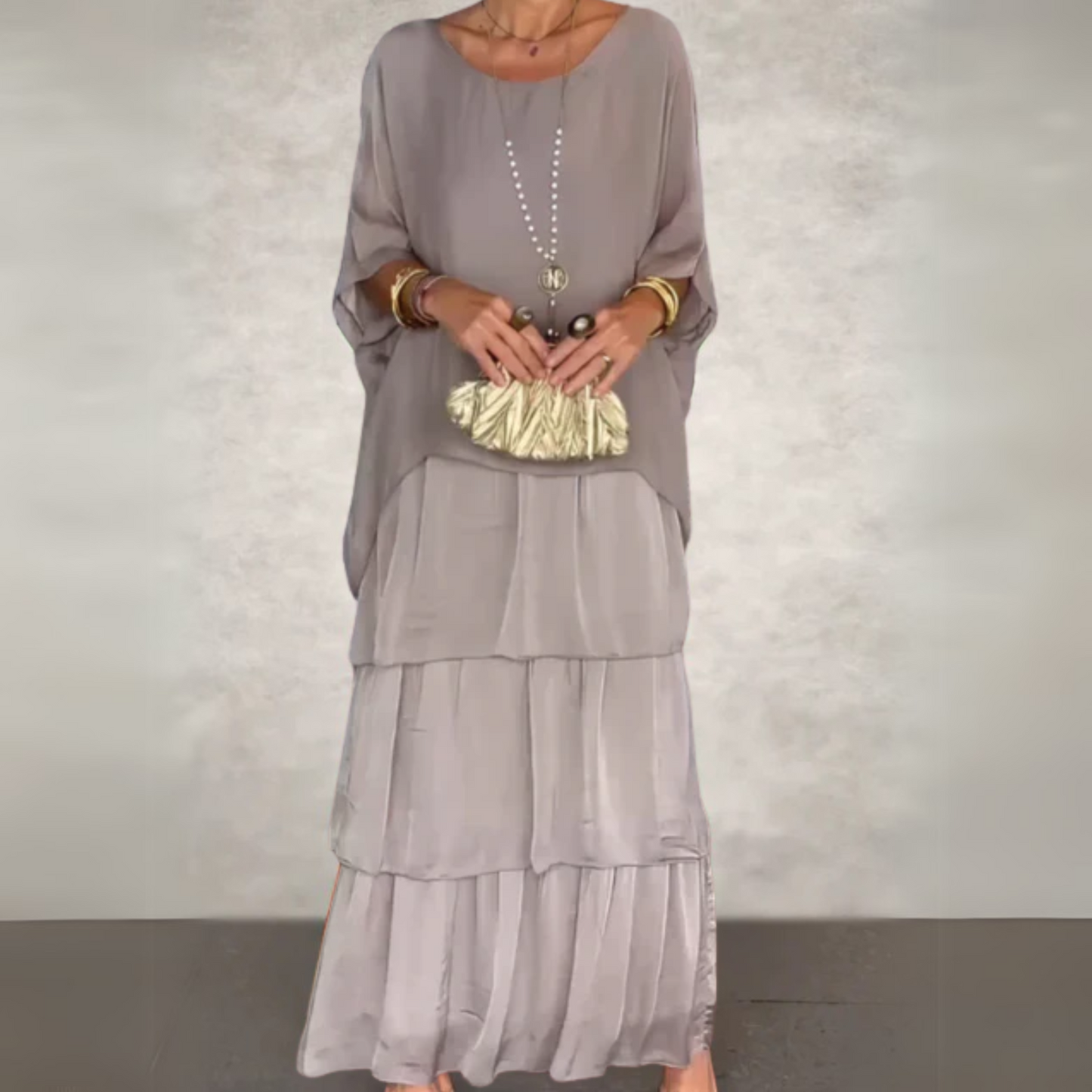 Beautiful Maxi Floor Length Evening Dress