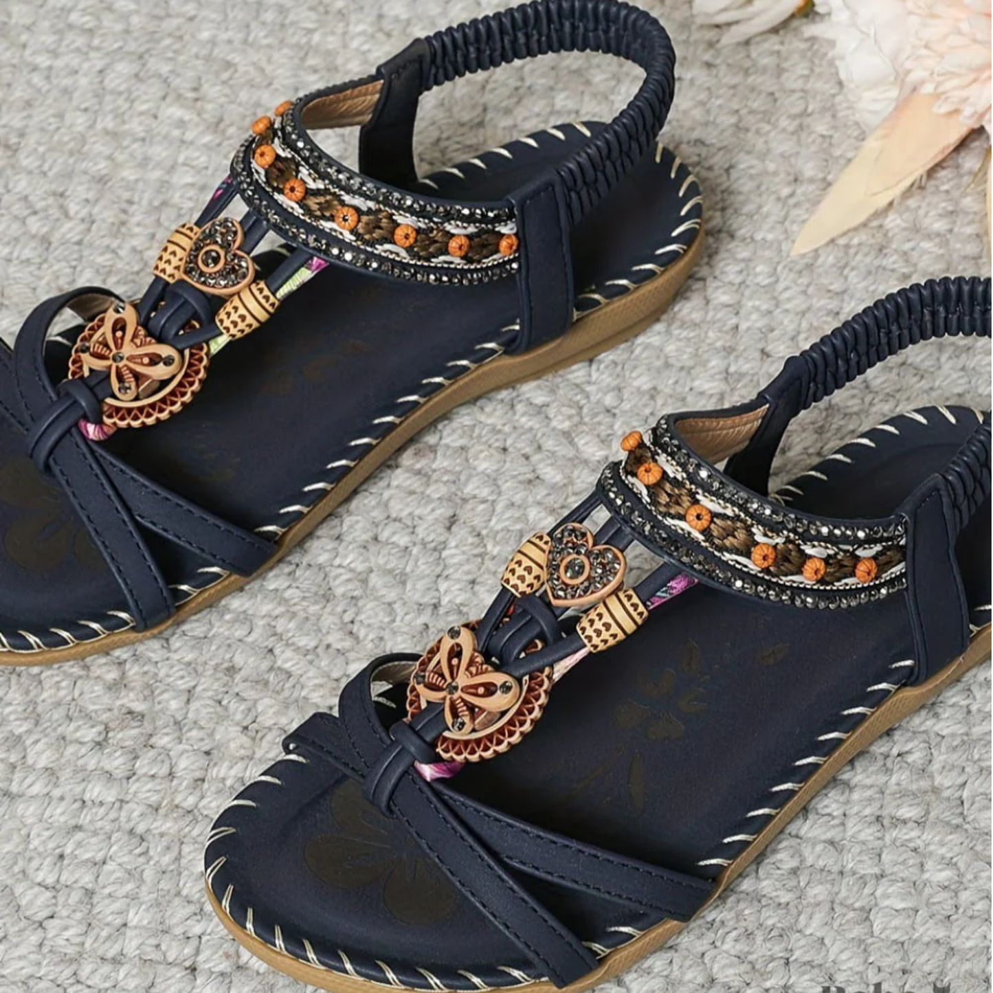 Women's Flat Ankle Strap Sandals