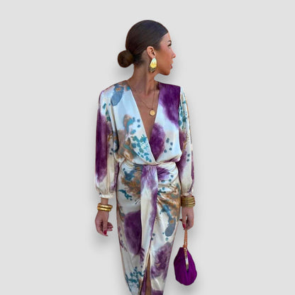 Women's Printed Midi Two Piece Set