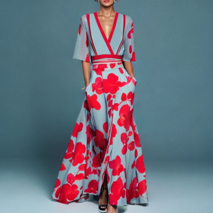 Beautiful Floral Midi Dress