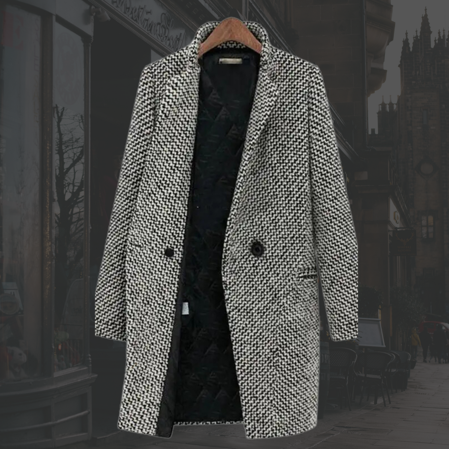 Women's Tailored Button Front Coat