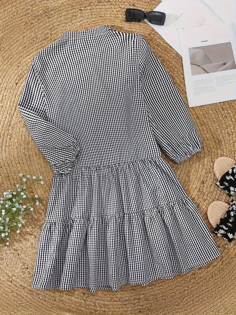 Casual Fit Floral Mini Dress with Short Sleeves