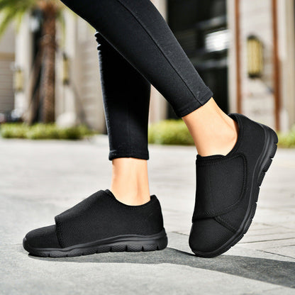 Comfortable Wide Fit Walking Shoes for Women with Adjustable Strap