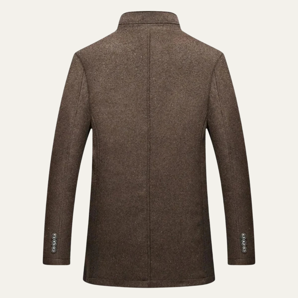Men's Wool Blend Classic Trench Coat