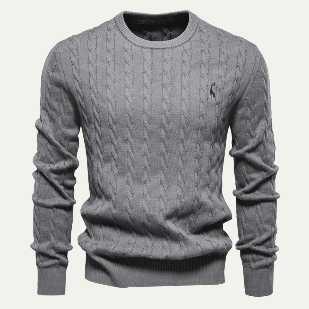 Men's Crew Neck Sweater Knitwear - VibreMode