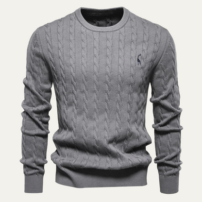 Men's Crew Neck Sweater Knitwear - VibreMode