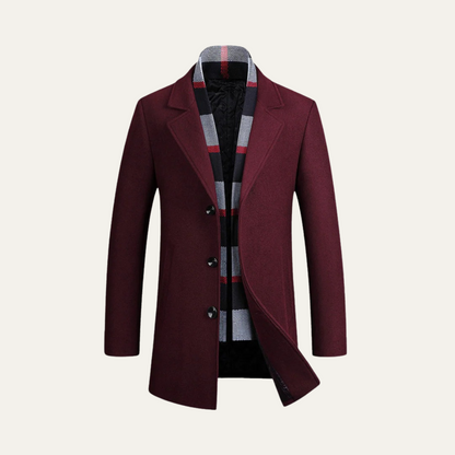 Men's Wool Blend Overcoat