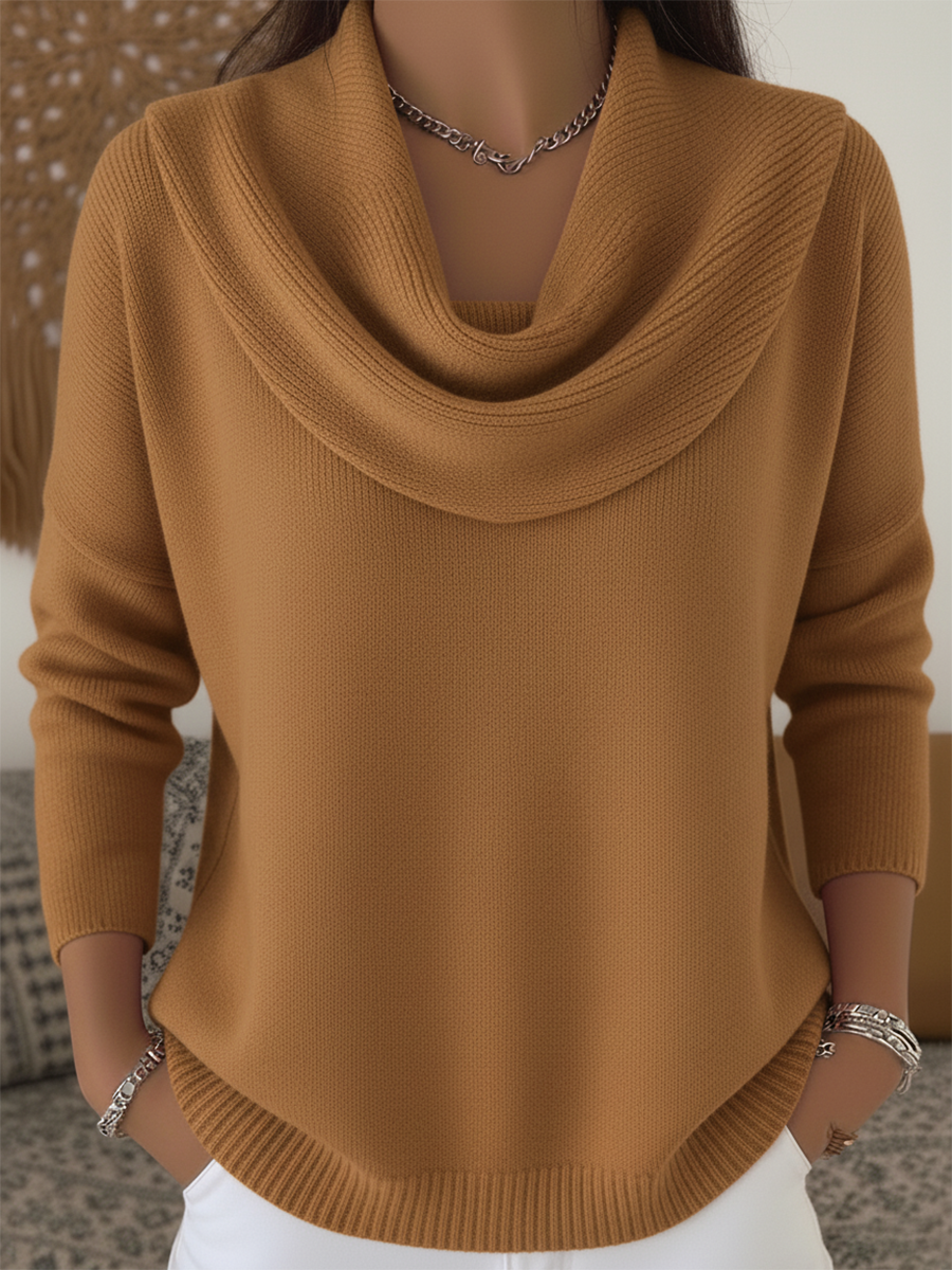 Women's Cowl Neck Sweater