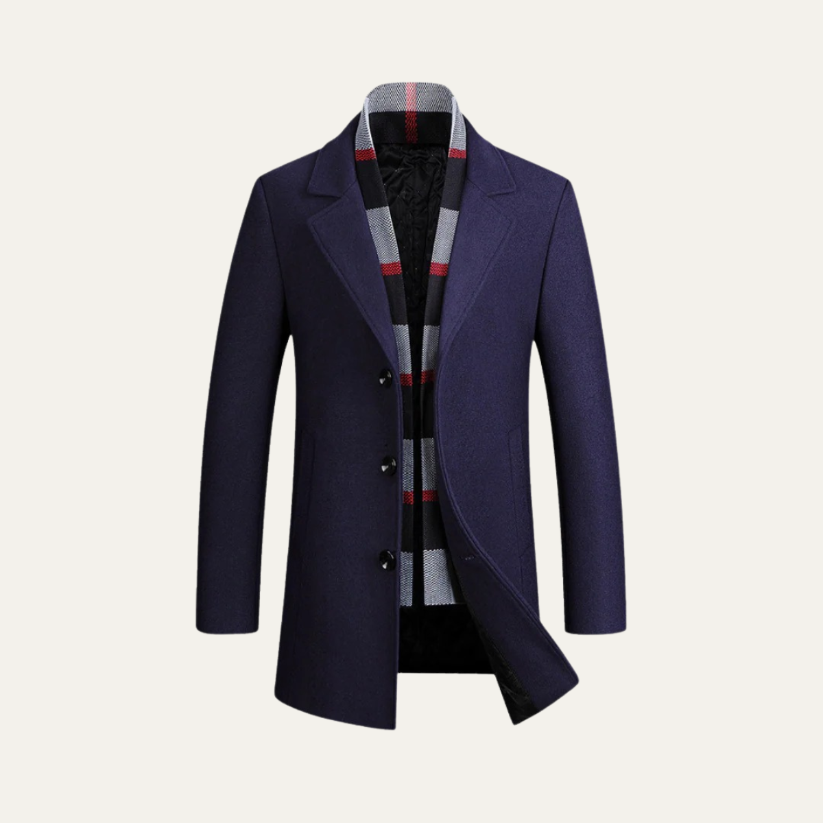 Men's Wool Blend Overcoat