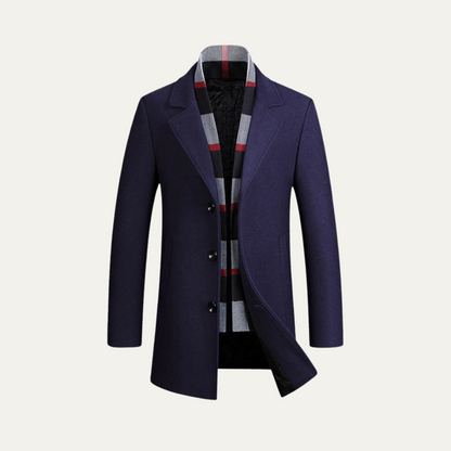 Men's Wool Blend Overcoat