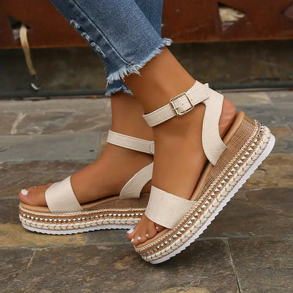 Comfortable Arch Support Flat Strap Sandals