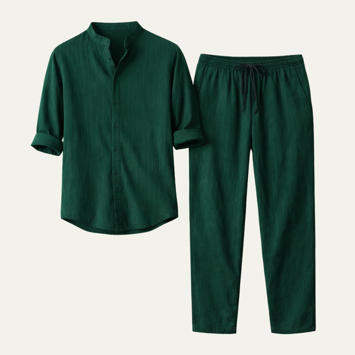 Men's Casual Shirt And Trousers Set - VibreMode