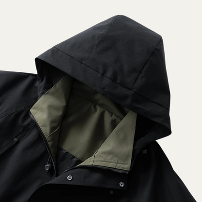 Waterproof Rain Jacket Windproof Hooded Outdoor Coat