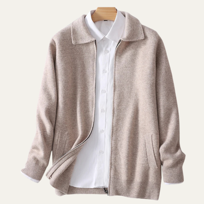 Men's Soft Wool Knit Cardigan Sweater