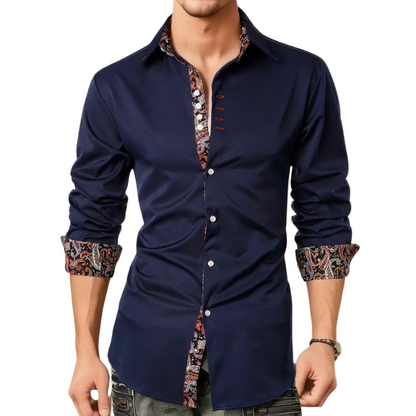Men's Paisley Accent Dress Shirt