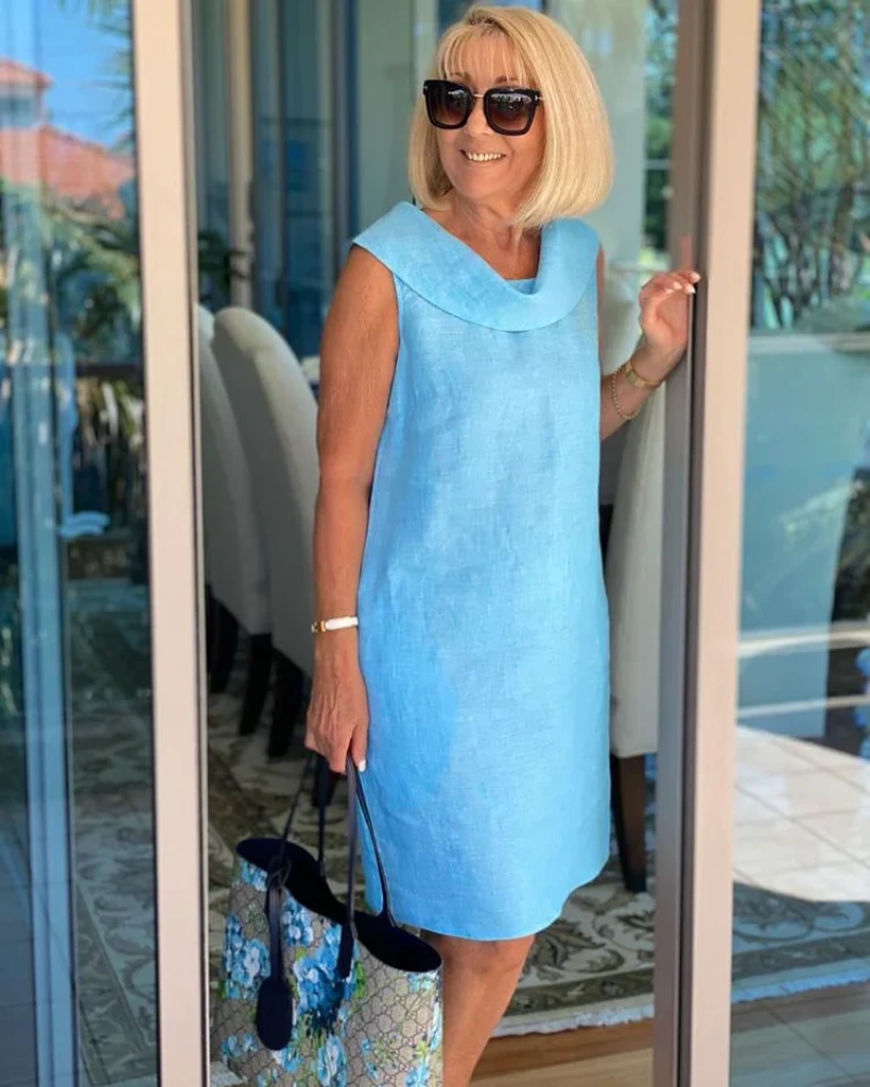 Women's Lightweight Dress V Neckline