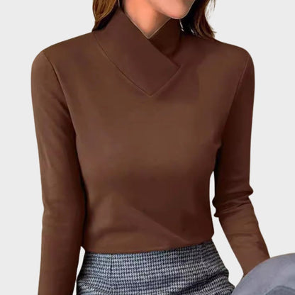 Elegant Women's Turtleneck Pullover