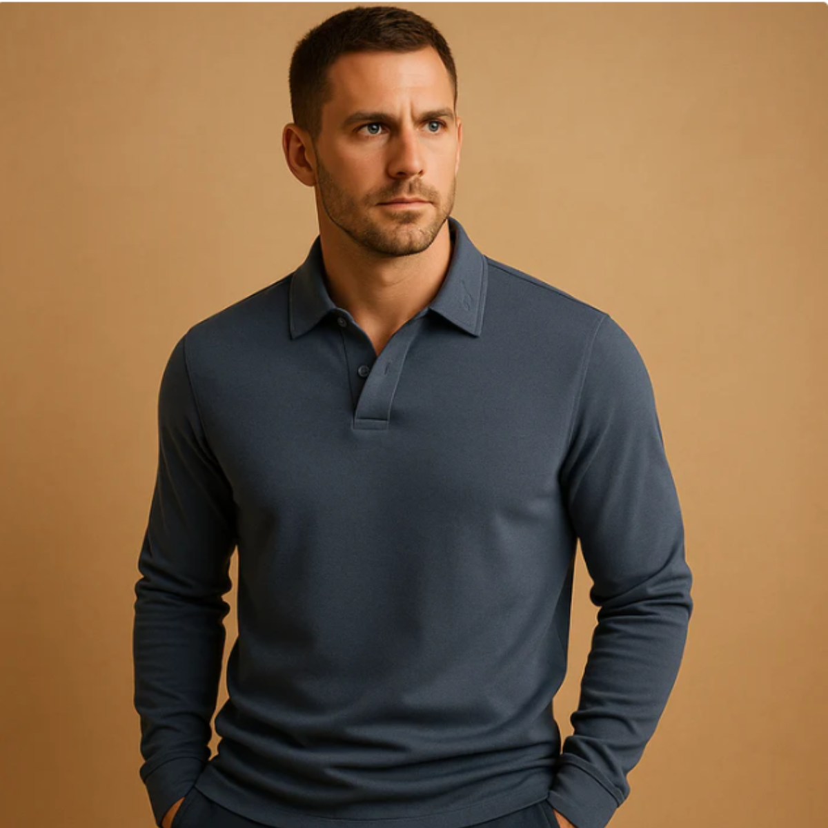 Men's Slim Fit Cotton Polo Shirt