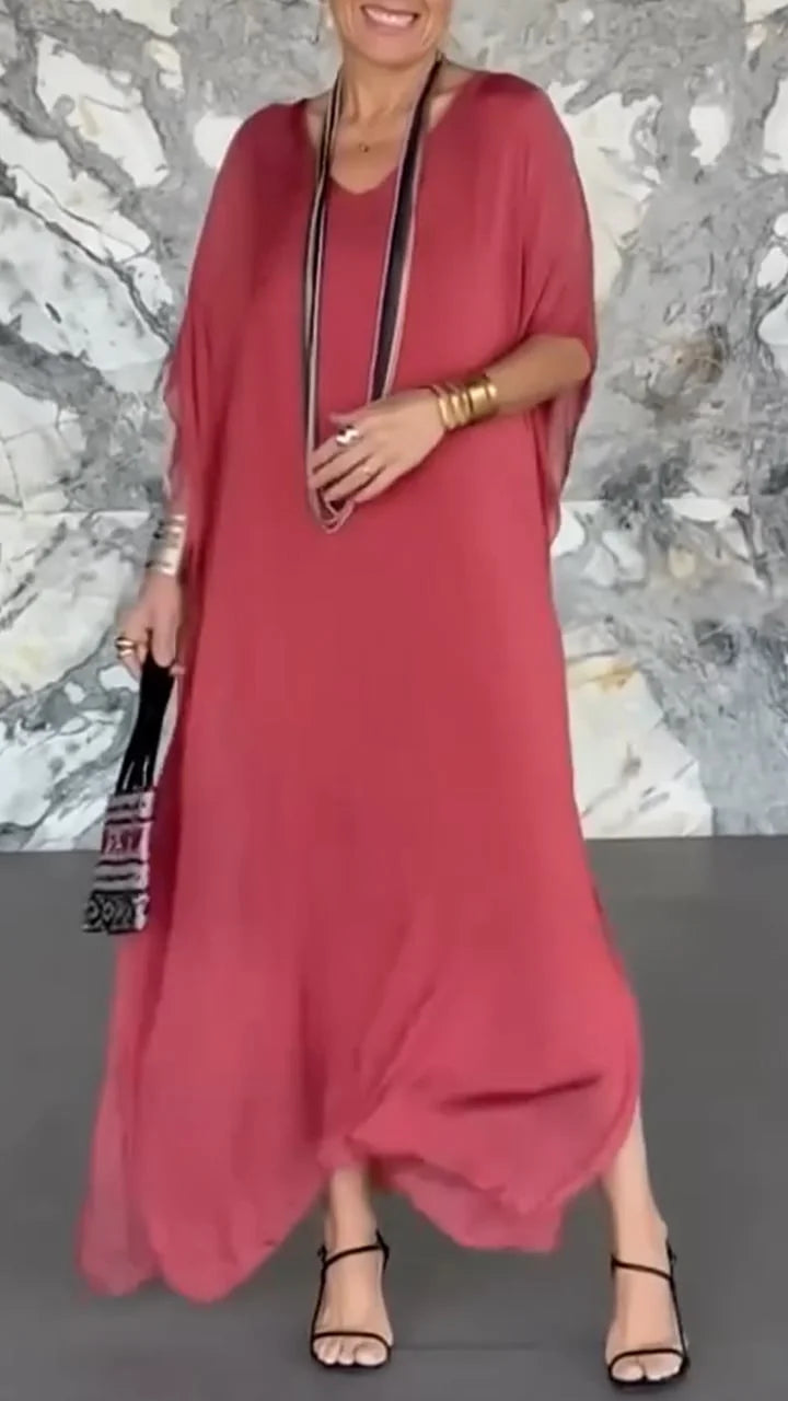Elegant Flowy Summer Dress