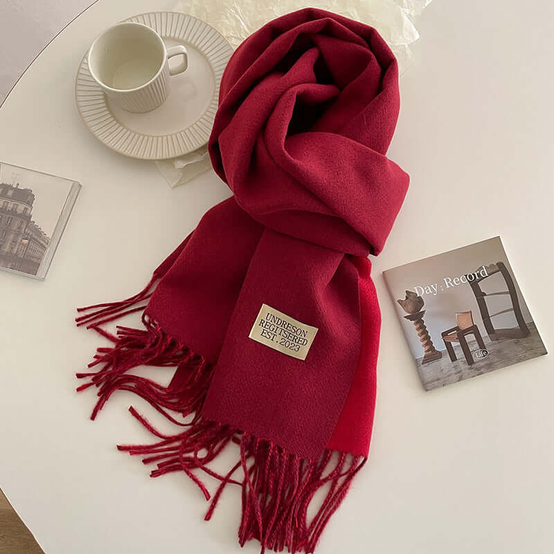 Women's Reversible Soft Silk Scarf