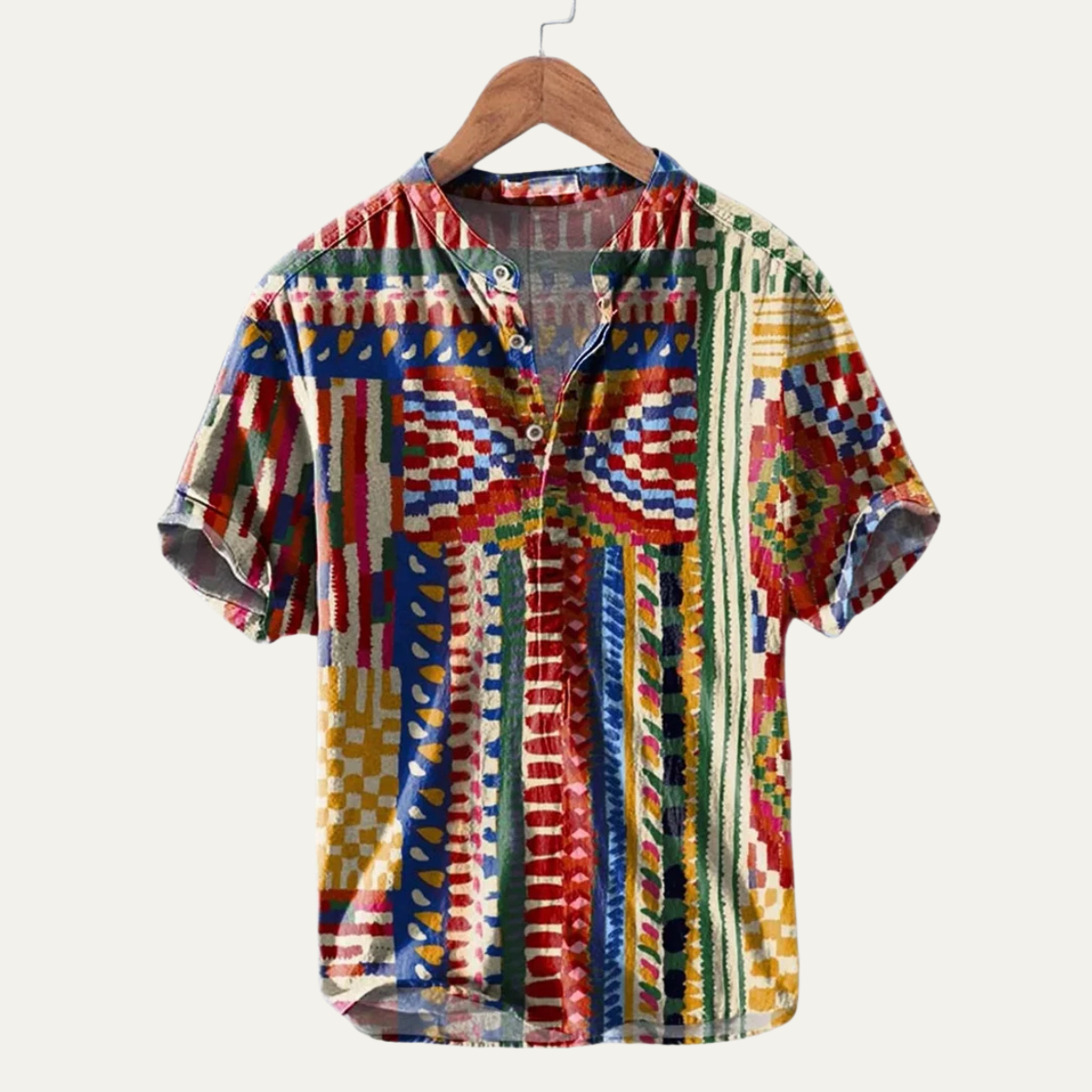 Men's Hawaiian Shirt Tropical Button Up Soft