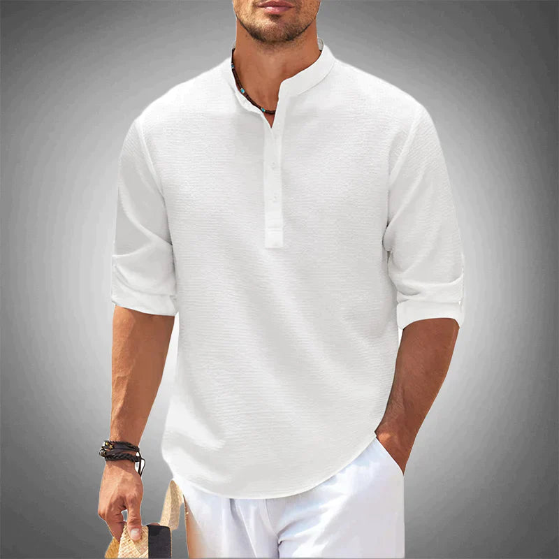Maurice Mens Linen Dress Shirt