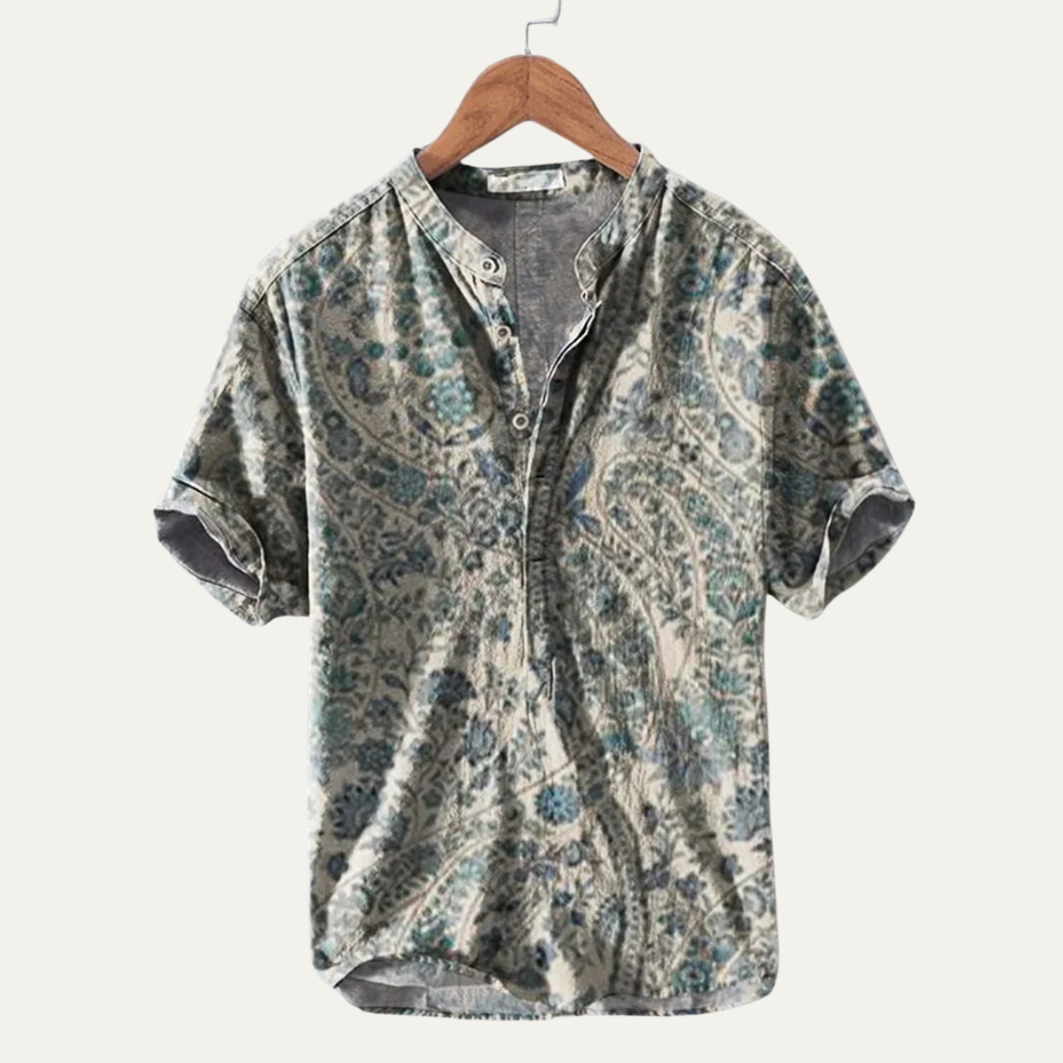 Men's Hawaiian Button Up Shirt Tropical Print