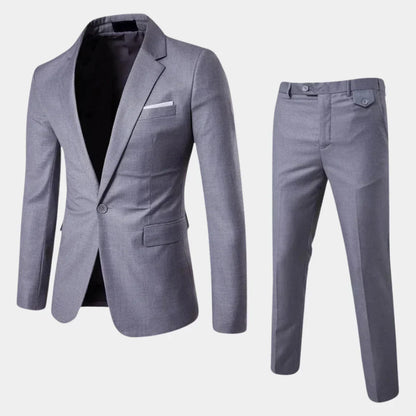 Men's 2 Piece Suit Blazer Trousers
