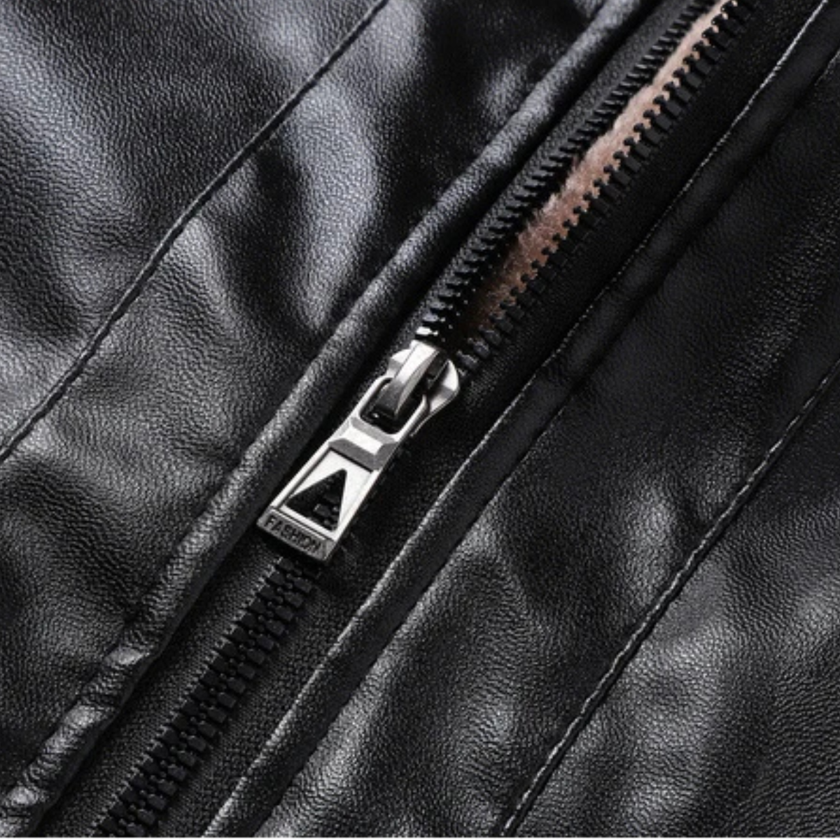 Bologna Men's Leather Biker Jacket Fleece Lined