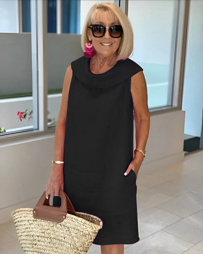 Women's Lightweight Dress V Neckline