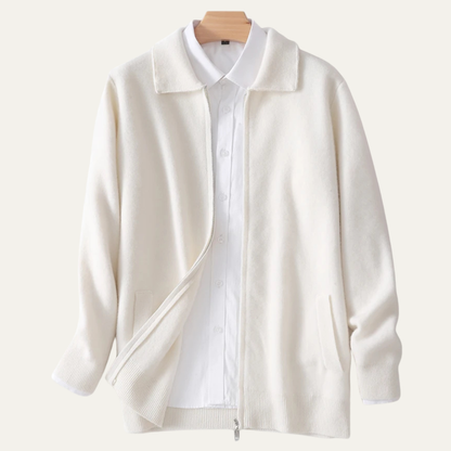 Men's Soft Wool Knit Cardigan Sweater