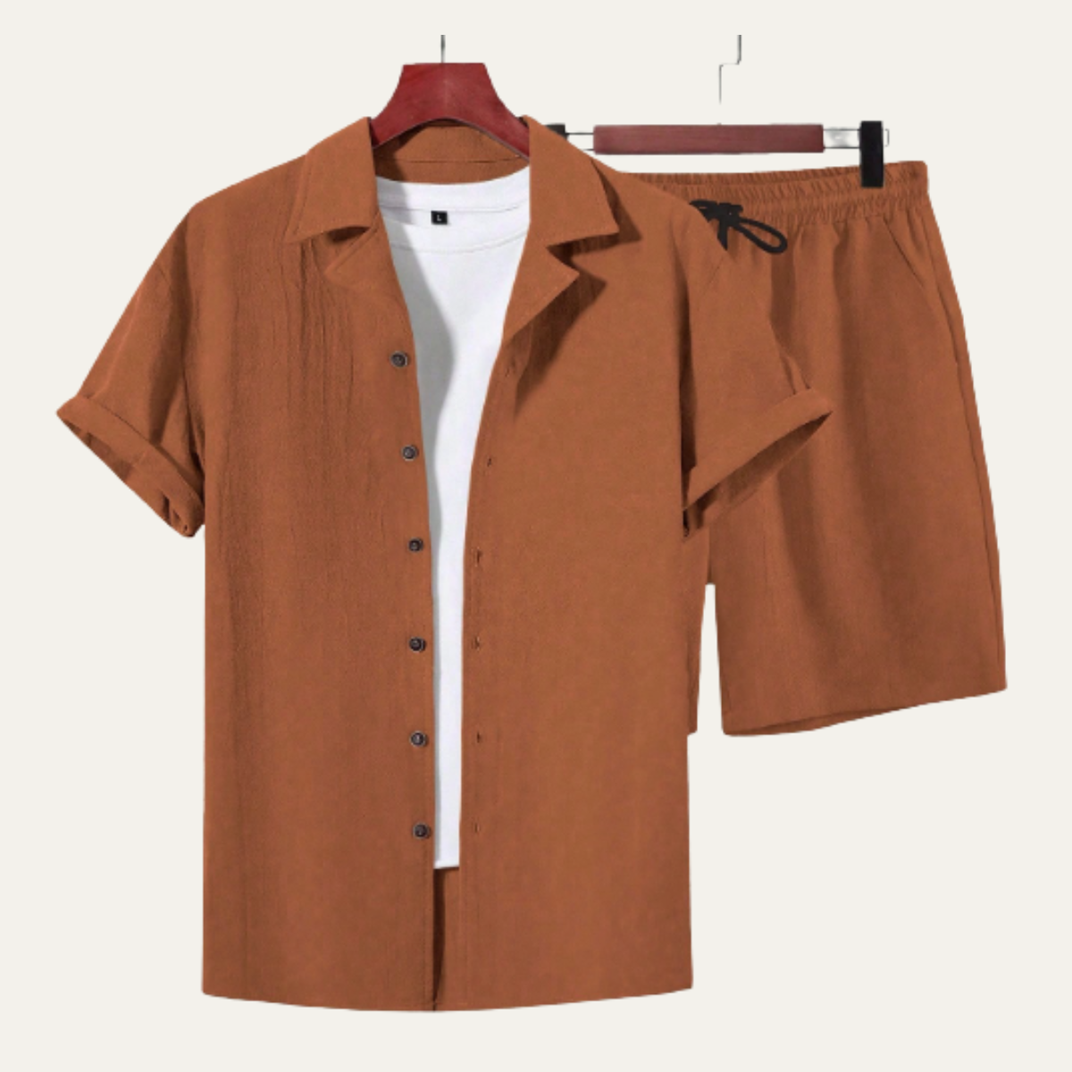 Men's Summer Co Ord Set Shirt And Shorts