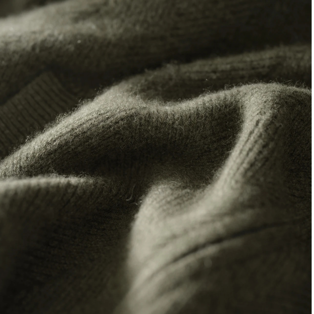 Men's Soft Wool Knit Cardigan