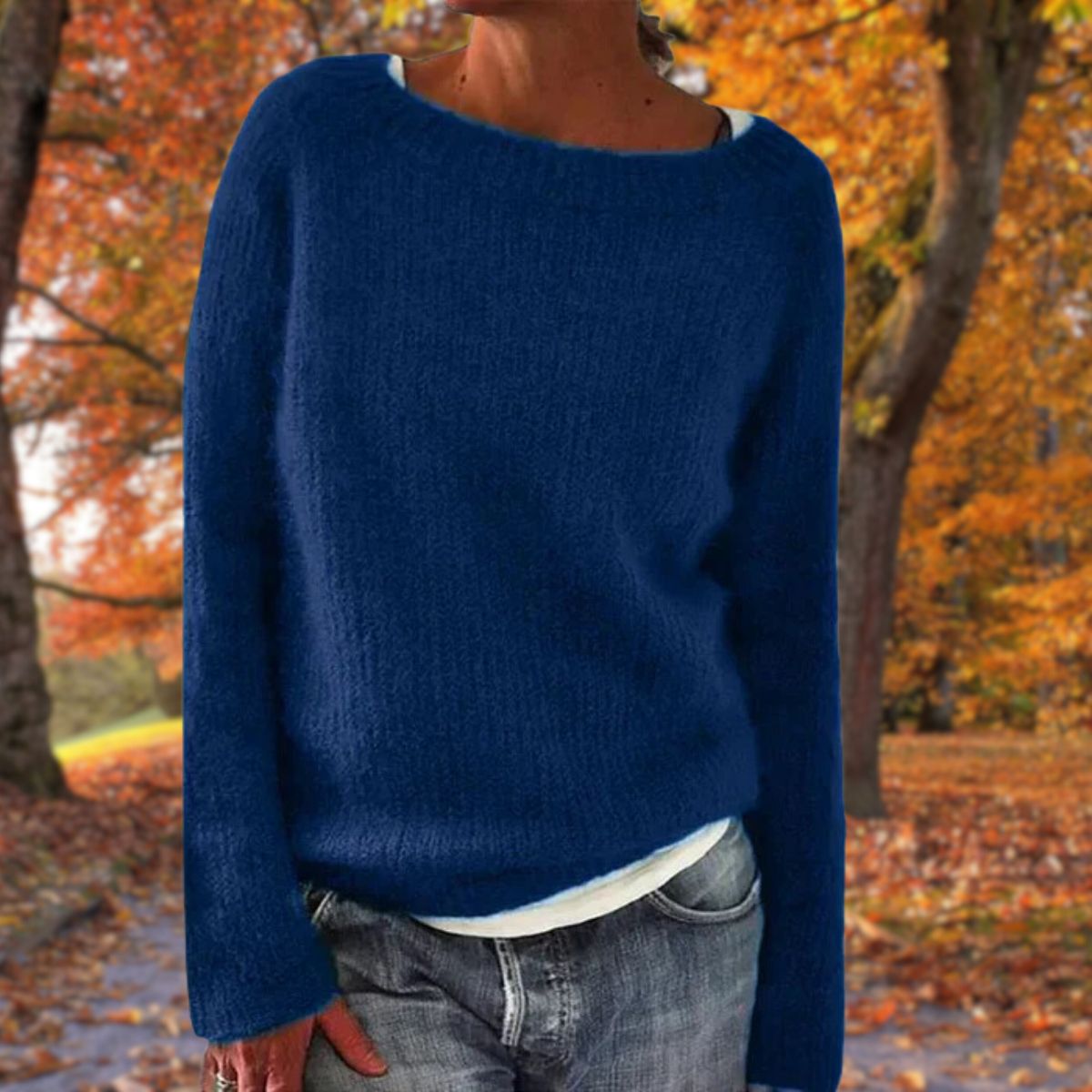 Comfortable Women's Casual Long Sleeve Sweater Top