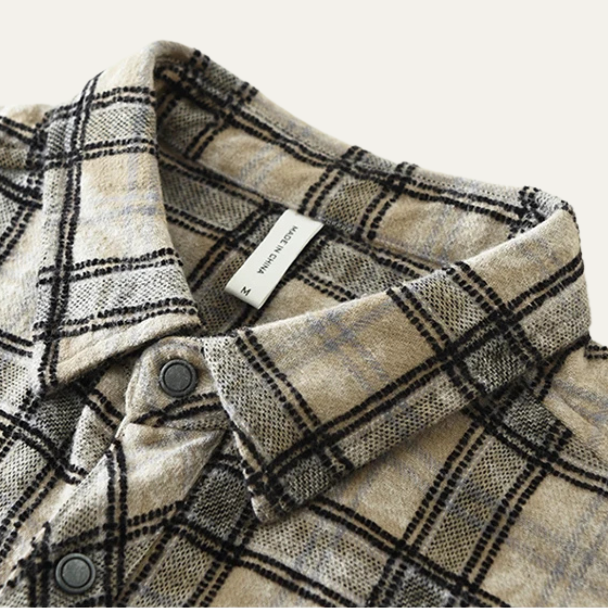 Men's Plaid Cotton Shirt Brushed Southgate