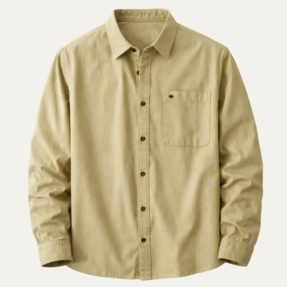 Men's Cotton Button Down Shirt - VibreMode