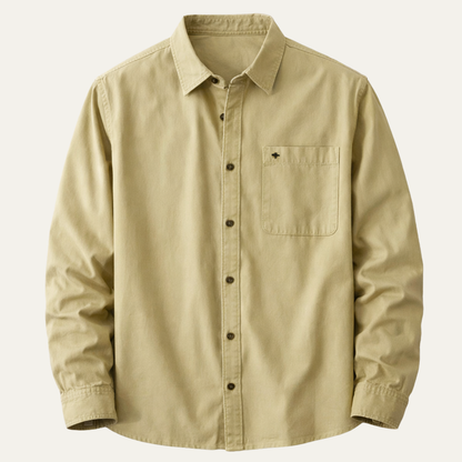 Men's Cotton Button Down Shirt - VibreMode