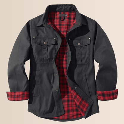 Men's Plaid Flannel Jacket