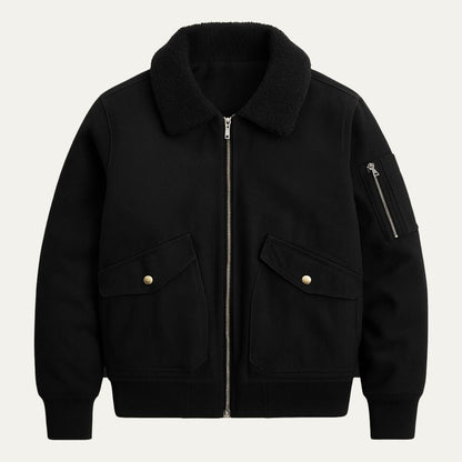 Men's Fleece Lined Bomber Jacket