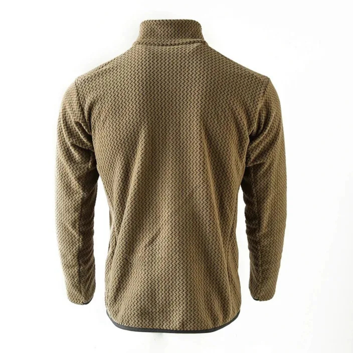 Men's Half Zip Fleece Sweater Chest Pocket