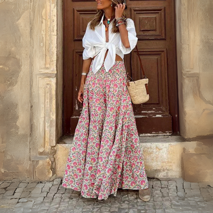 Women's Printed Maxi Skirt Bohemian Style
