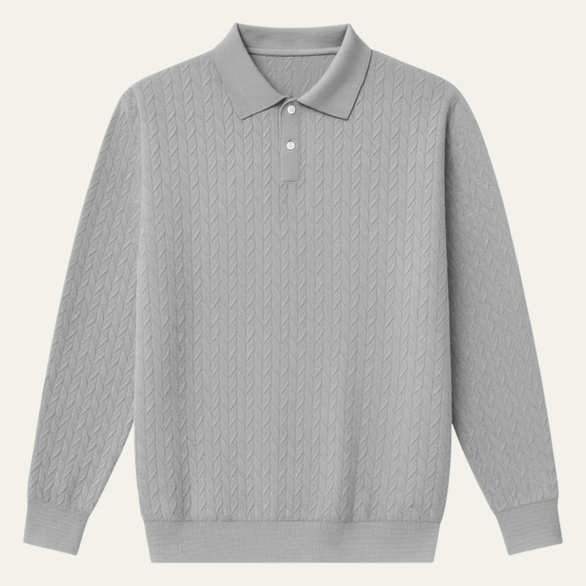 Men's Knit Polo Sweater Casual Business - VibreMode