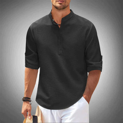 Maurice Mens Linen Dress Shirt