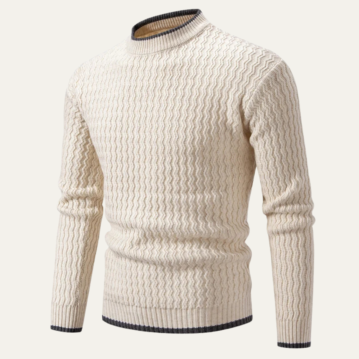 Men's Slim Fit Knit Sweater O Neck Pullover