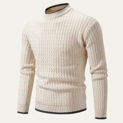 Men's Slim Fit Knit Sweater O Neck Pullover