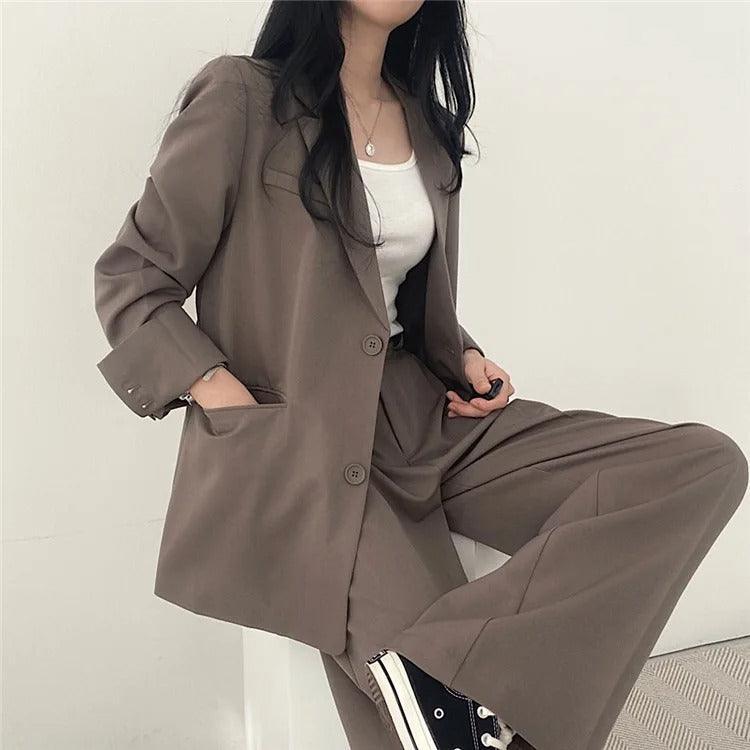 Classic Ladies Two Piece Suit Set