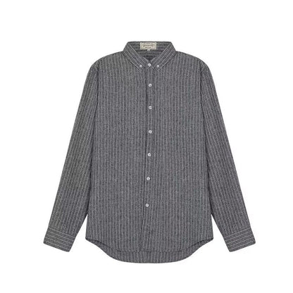 Men's Long Sleeve Button-Up Dress Shirt